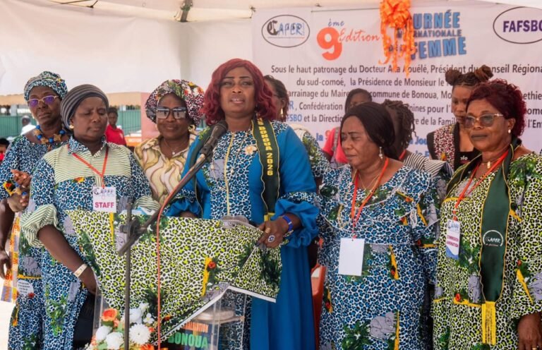 Bonoua : la CAFER mobilisée pour les droits des femmes